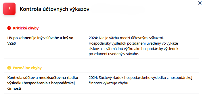Chyby v UZ